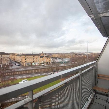 Beautiful Flat With Panoramic Views Over The City Glasgow Exterior foto