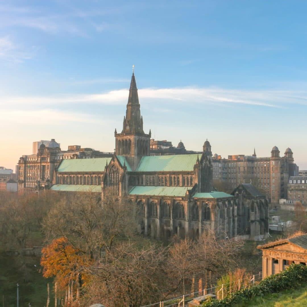 Beautiful Flat With Panoramic Views Over The City Glasgow Exterior foto